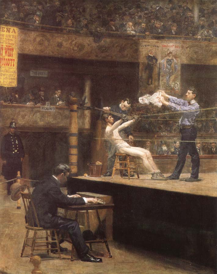 Thomas Eakins Zwishchen den Runden